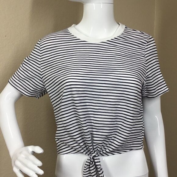 Topshop Mock Tie Front Crop Top C6 - Picture 1 of 5